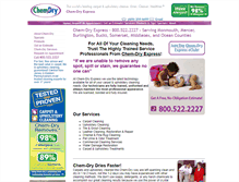 Tablet Screenshot of chemdryexpressnj.com